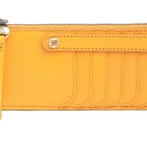 HOBO Range Leather Card Wallet - Mustard NWT